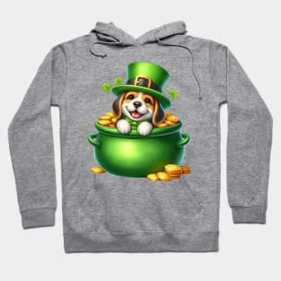 St Patricks Day Beagle Dog Hoodie